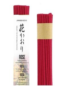 Japanese incense (short scroll): Rose, 35 sticks